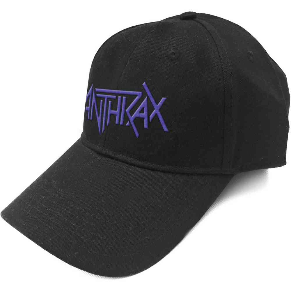 Anthrax - Logo Baseball pet - Zwart